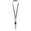 Balta gerecyclede PET lanyard met veiligheidsgesp