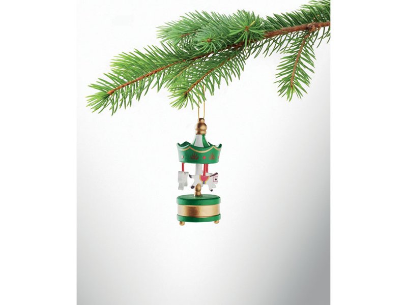 Houten carrousel ornament