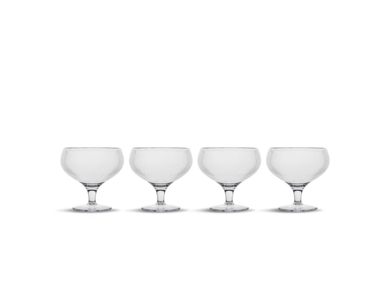 Billi coupe glas set van 4