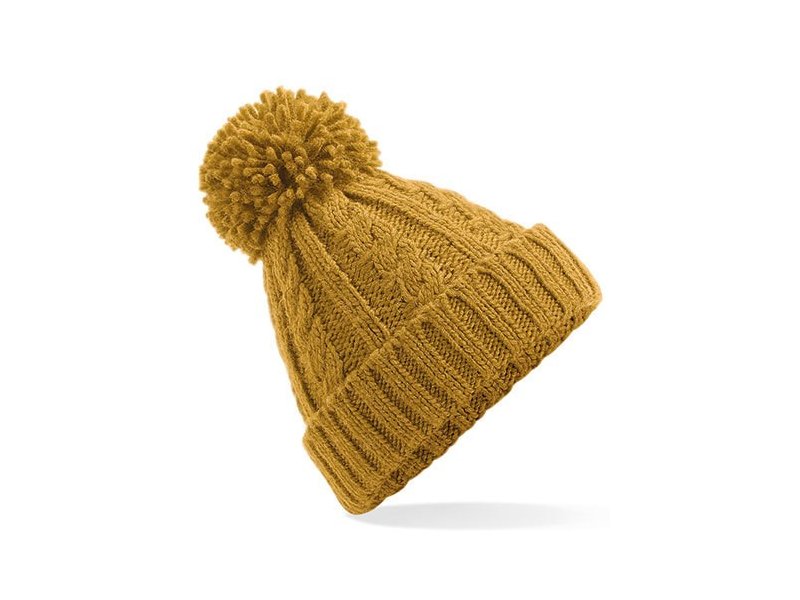 Beechfield - Cable Knit Melange Beanie Beechfield - Cable Knit Melange Beanie