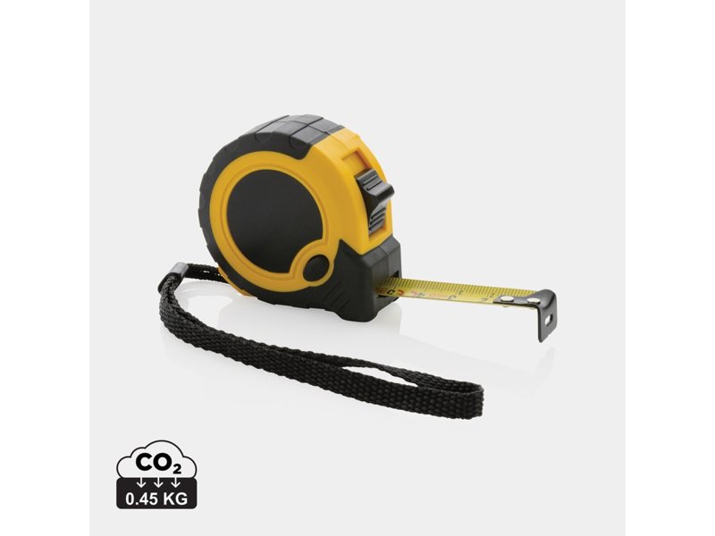 RCS gerecycled plastic 3M/16 mm rolmaat met stopknop RCS gerecycled plastic 3M/16 mm rolmaat met stopknop