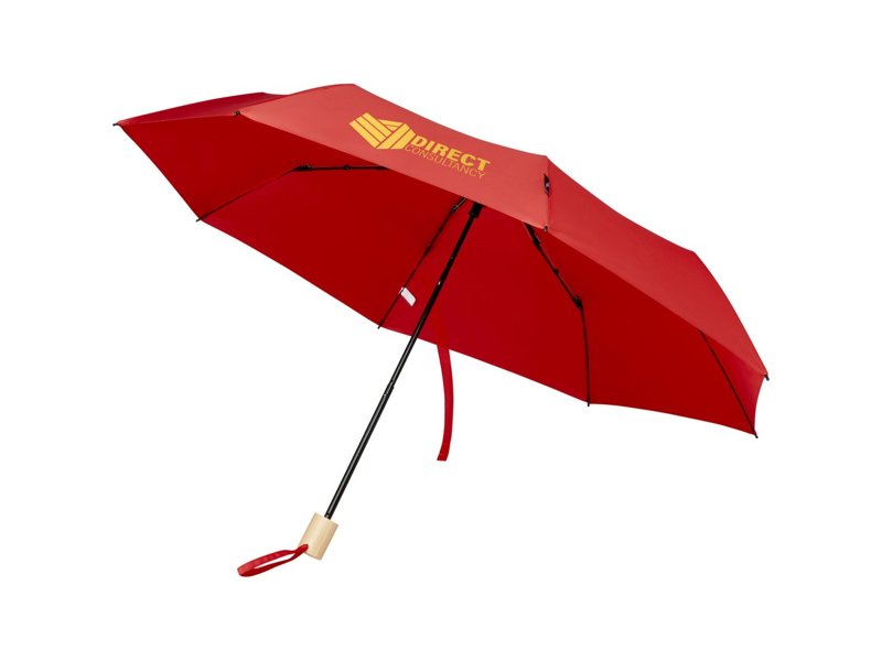 Birgit 21'' opvouwbare windproof gerecyclede PET-paraplu