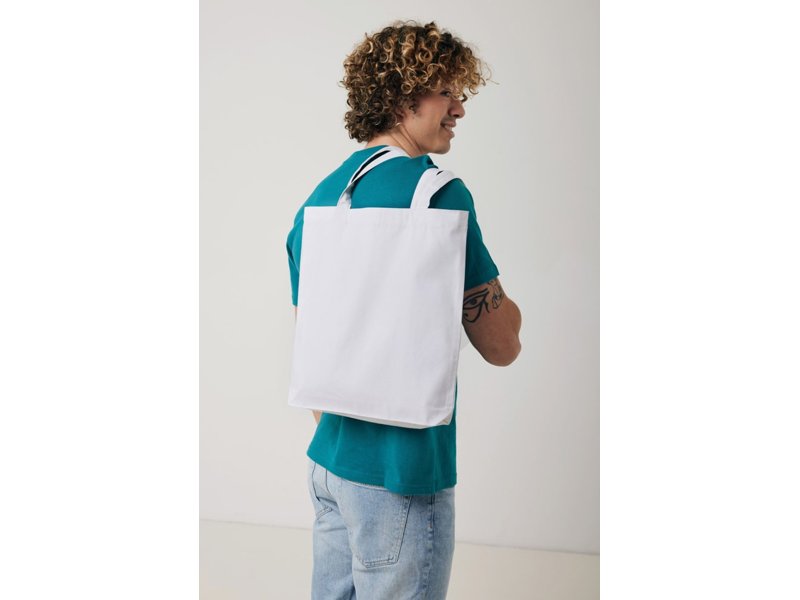 Impact AWARE™ gerecycled katoenen draagtas 330gsm