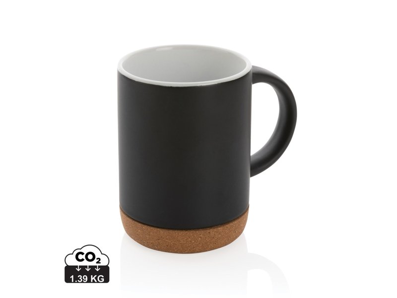 Keramische mok met kurken bodem Keramische mok met kurken bodem