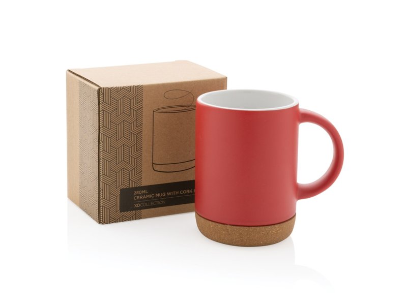 Keramische mok met kurken bodem Keramische mok met kurken bodem