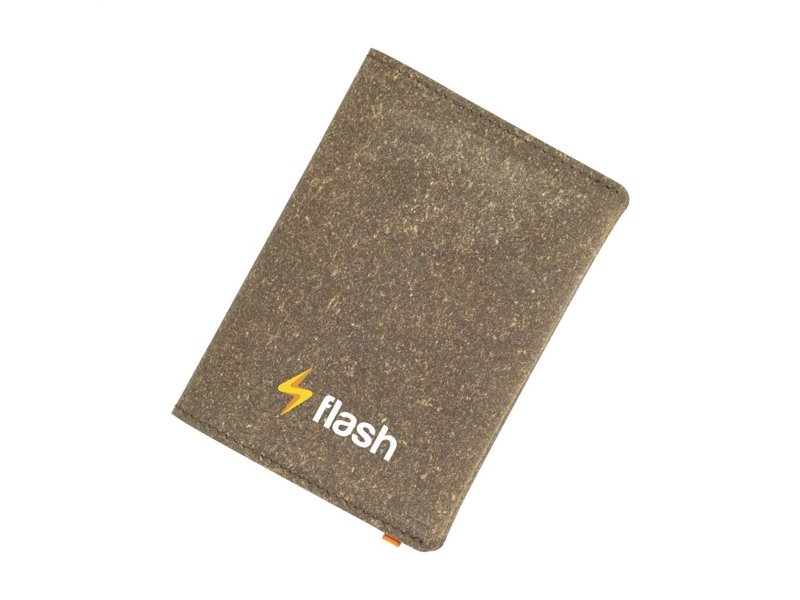 Recycled Leather Passport Holder paspoorthoesje Recycled Leather Passport Holder paspoorthoesje