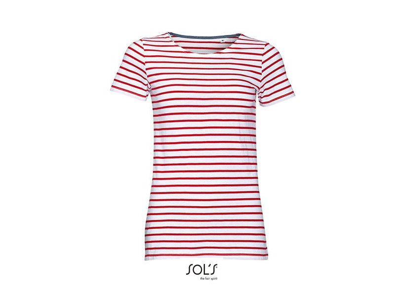 SOL´S - Women´s Round Neck Striped T-Shirt Miles SOL´S - Women´s Round Neck Striped T-Shirt Miles