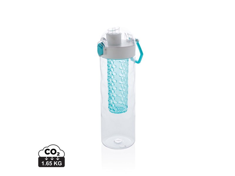 Honeycomb afsluitbare lekvrije waterfles met infuser