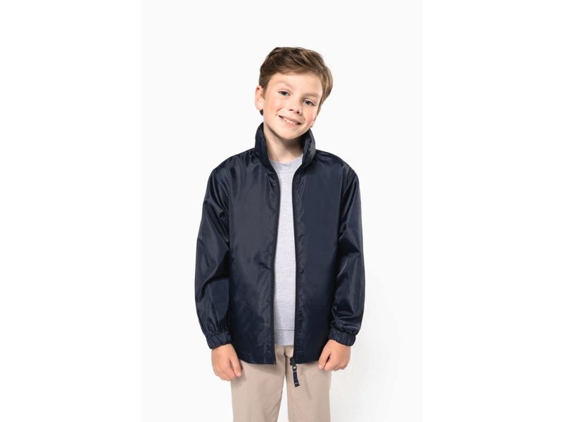 Kariban Windbreaker, voordelige kinderjas geschikt voor bedrukken met logo en/of reclame