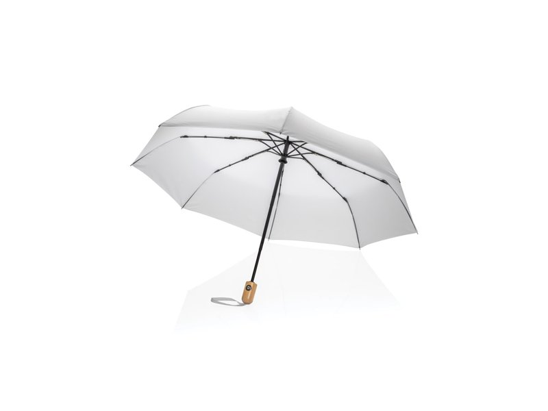 21" Impact AWARE™ RPET 190T bamboo auto open/dicht paraplu 21" Impact AWARE™ RPET 190T bamboo auto open/dicht paraplu