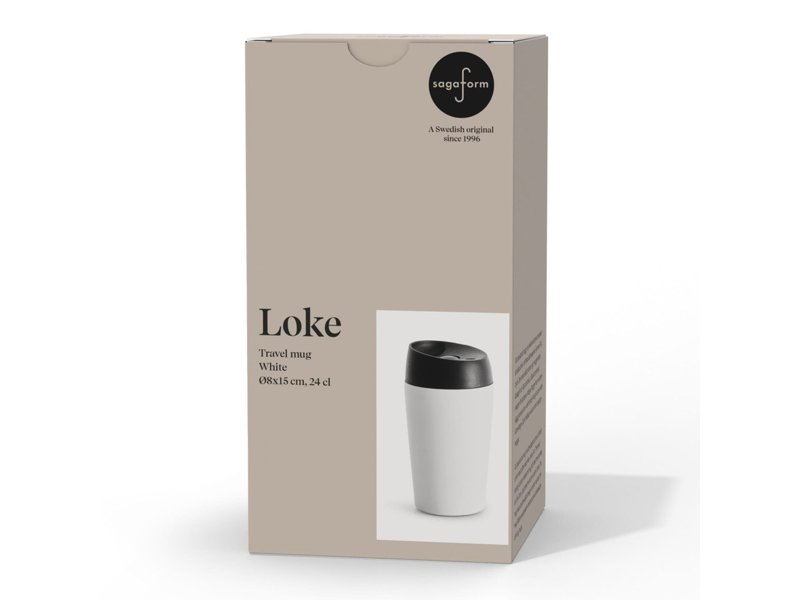 Sagaform Loke dubbelwandige mok gekleurde Coating 240ml Sagaform Loke dubbelwandige mok gekleurde Coating 240ml