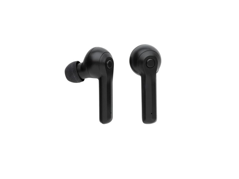 TWS oordoppen in oplaadcassette en draadloze oplader