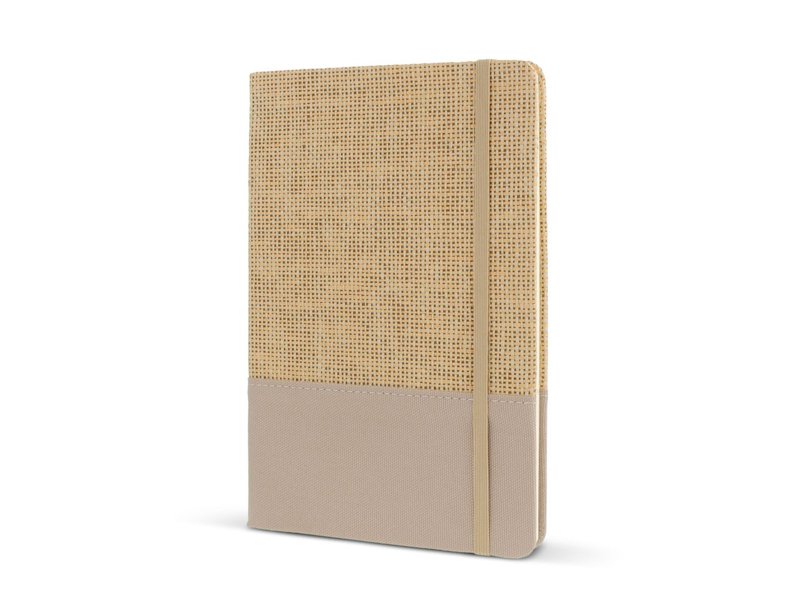 Notitieboek jute R-PET Notitieboek jute R-PET