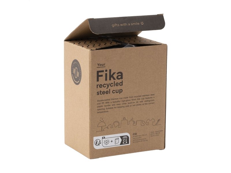 Fika Recycled PP Steel Cup 400 ml thermosbeker