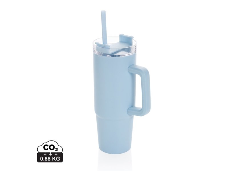 Tana Gerecyclede Plastic Tumbler met Handvat 900 ml - Duurzame Drinkfles | Totziens Promotions Tana Gerecyclede Plastic Tumbler met Handvat 900 ml - Duurzame Drinkfles | Totziens Promotions