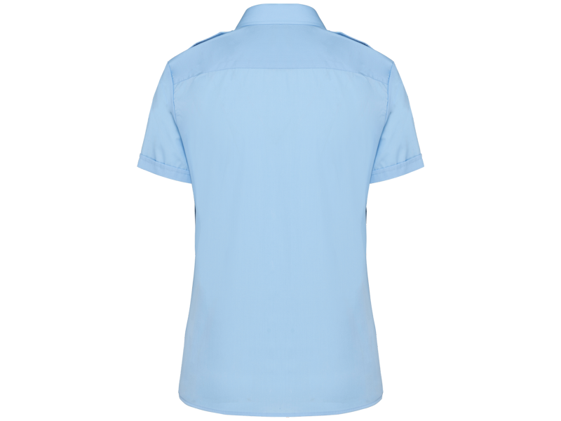 Kariban Damespilootoverhemd korte mouwen