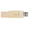 Rotate USB flashdrive van 8 GB van bamboe