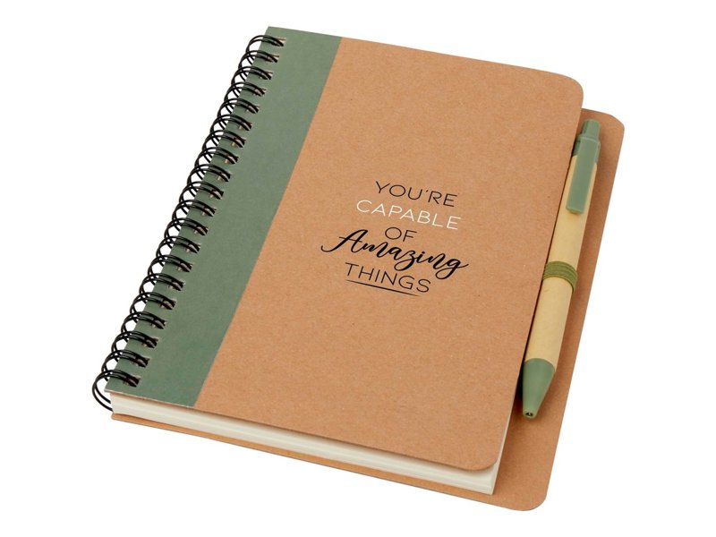 Notitieboekjes van recycle materiaal, al vanaf 100 stuks leverbaar Notitieboekjes van recycle materiaal, al vanaf 100 stuks leverbaar