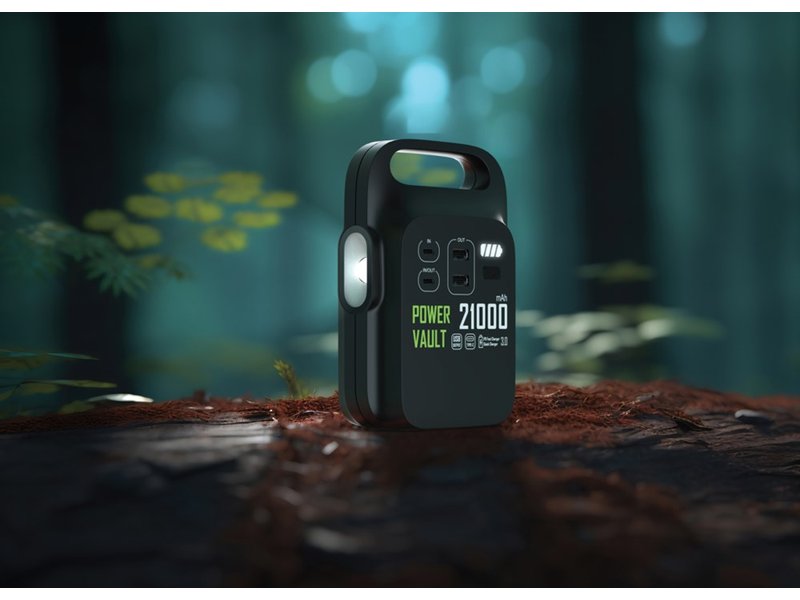 Power Vault RCS gerecycled plastic 21.000 mah power station