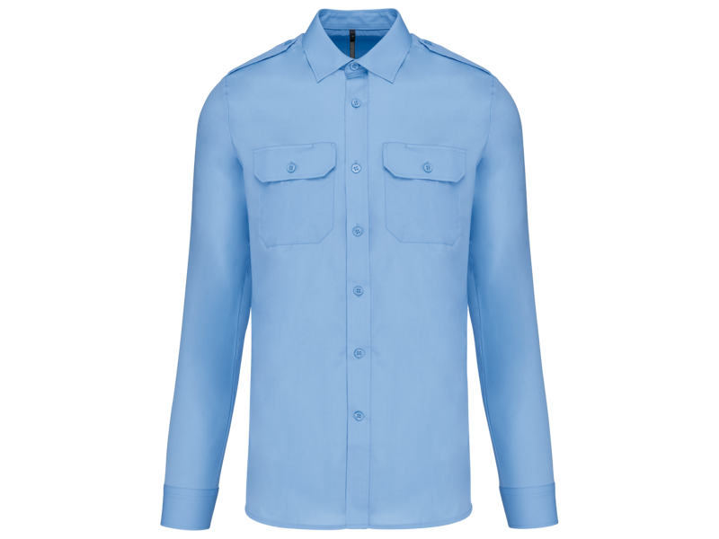 Kariban Herenpilootoverhemd lange mouwen Kariban Herenpilootoverhemd lange mouwen