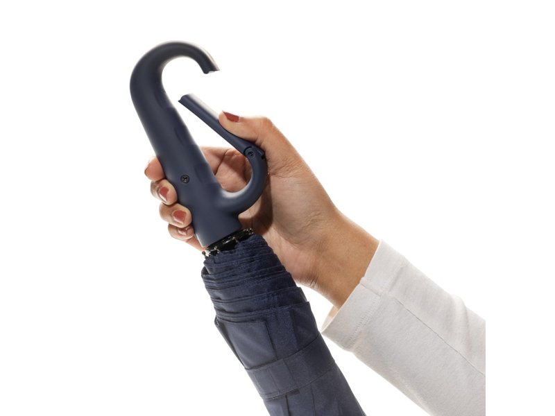 Yara 21" AWARE™ RPET paraplu in unikleur met karabijn hendel