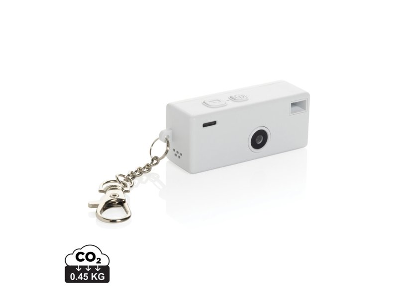Cliq it gerecyclede plastic sleutelhangercamera Cliq it gerecyclede plastic sleutelhangercamera