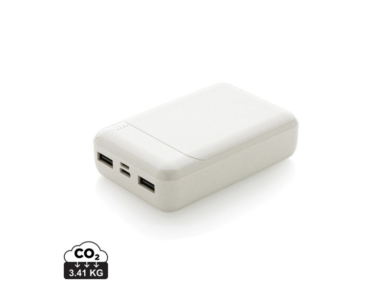 RCS standaard recycled plastic 10.000 mAh powerbank RCS standaard recycled plastic 10.000 mAh powerbank