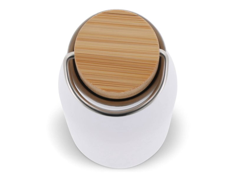 Thermo fles met bamboe deksel 500ml