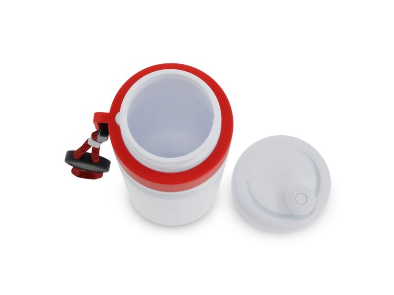 Sportfles met rand en koord 750ml Sportfles met rand en koord 750ml