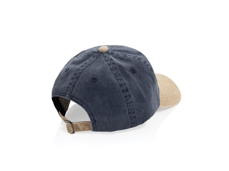 BEAU AWARE™ Washed 6 panel twill two tone cap BEAU AWARE™ Washed 6 panel twill two tone cap