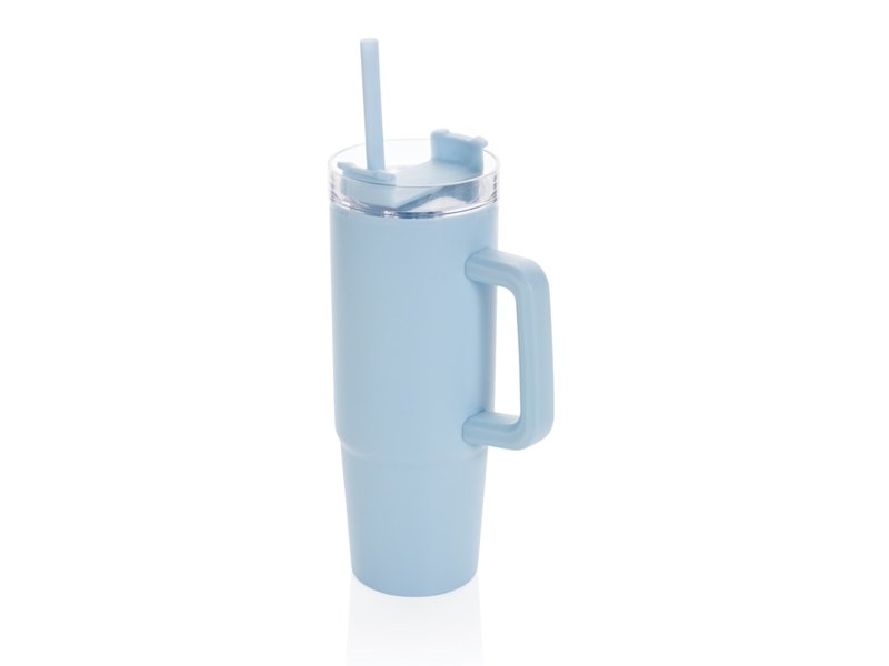 Tana Gerecyclede Plastic Tumbler met Handvat 900 ml - Duurzame Drinkfles | Totziens Promotions Tana Gerecyclede Plastic Tumbler met Handvat 900 ml - Duurzame Drinkfles | Totziens Promotions