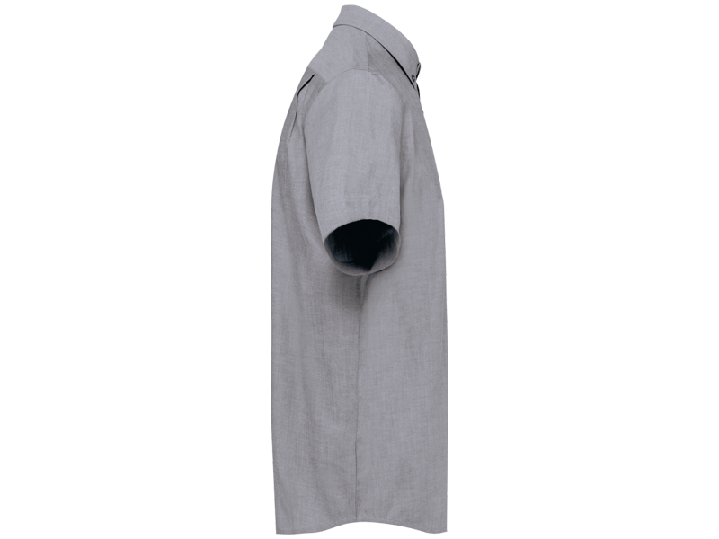 Kariban Heren oxford overhemd korte mouwen