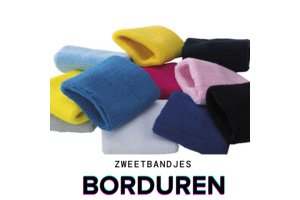Borduren zweetbandjes