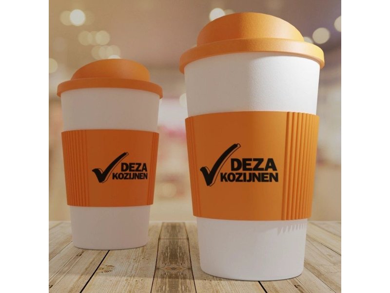 Americano® geïsoleerde beker van 350 ml met handgreep