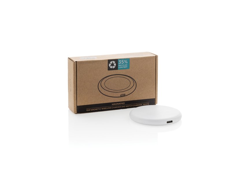 Magnapad 15W RCS rplastic magnetisch 3 in 1 oplaadpad
