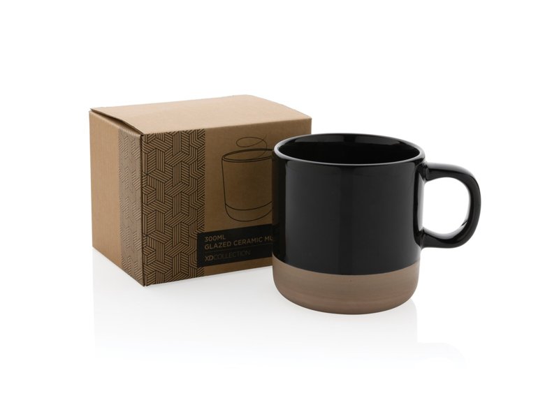 Geglazuurde keramische mok Geglazuurde keramische mok