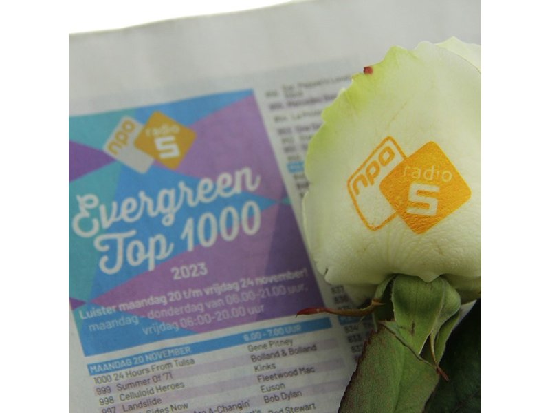 Message Printz Roos - Personaliseer Bloemrijk Jouw Boodschap