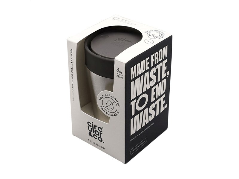 Circular&Co Recycled Stainless Steel Coffee Cup 227 ml Circular&Co Recycled Stainless Steel Coffee Cup 227 ml