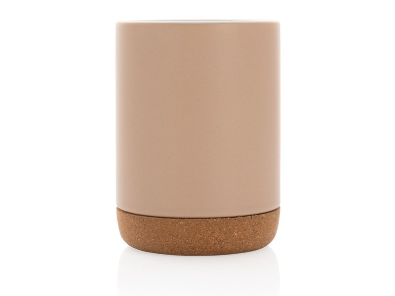 Keramische mok met kurken bodem Keramische mok met kurken bodem