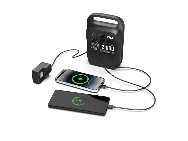 Power Vault RCS gerecycled plastic 21.000 mah power station