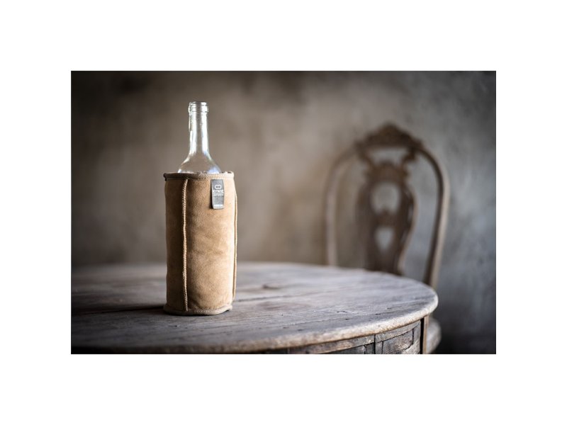KYWIE Wine Cooler Camel Suede wijnkoeler