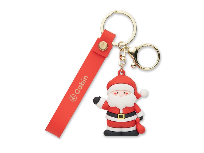 Kerstman sleutelhanger