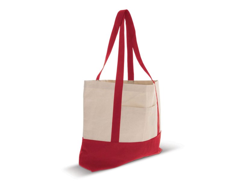 Strandtas katoenen canvas OEKO-TEX® 280g/m² 42x10x30cm