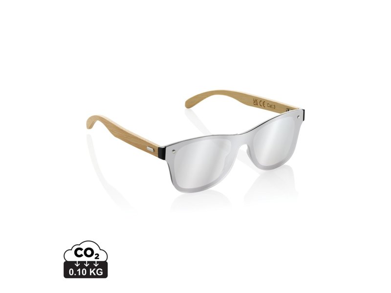 Zonnebril Prism bamboe montuur Zonnebril Prism bamboe montuur