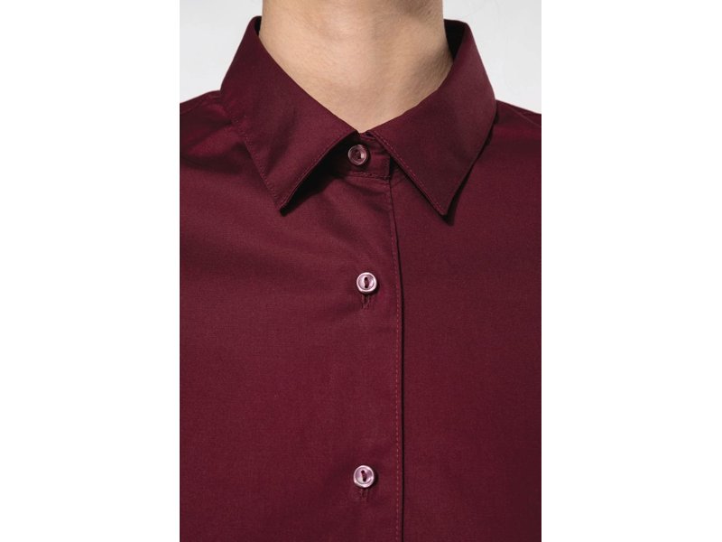 Kariban Dames stretch blouse lange mouwen Kariban Dames stretch blouse lange mouwen