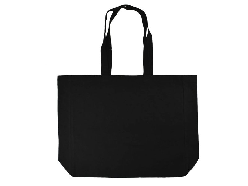 Katoenen shopper met souffle