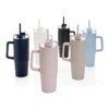 Tana Gerecyclede Plastic Tumbler met Handvat 900 ml - Duurzame Drinkfles | Totziens Promotions Tana Gerecyclede Plastic Tumbler met Handvat 900 ml - Duurzame Drinkfles | Totziens Promotions