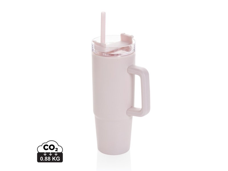 Tana Gerecyclede Plastic Tumbler met Handvat 900 ml - Duurzame Drinkfles | Totziens Promotions Tana Gerecyclede Plastic Tumbler met Handvat 900 ml - Duurzame Drinkfles | Totziens Promotions