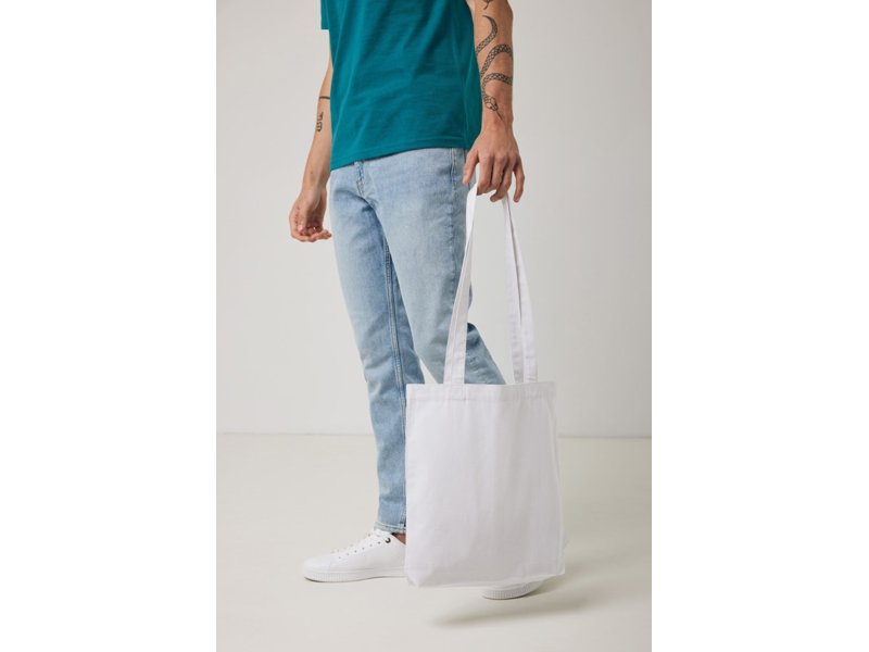 Impact AWARE™ gerecycled katoenen draagtas 330gsm