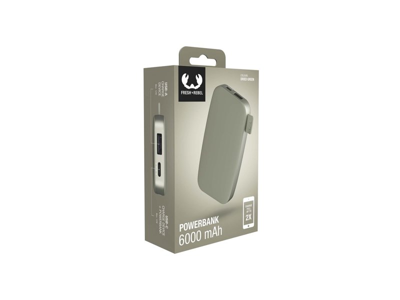 Fresh 'n Rebel Powerbank 6000 mAh USB-C Fresh 'n Rebel Powerbank 6000 mAh USB-C